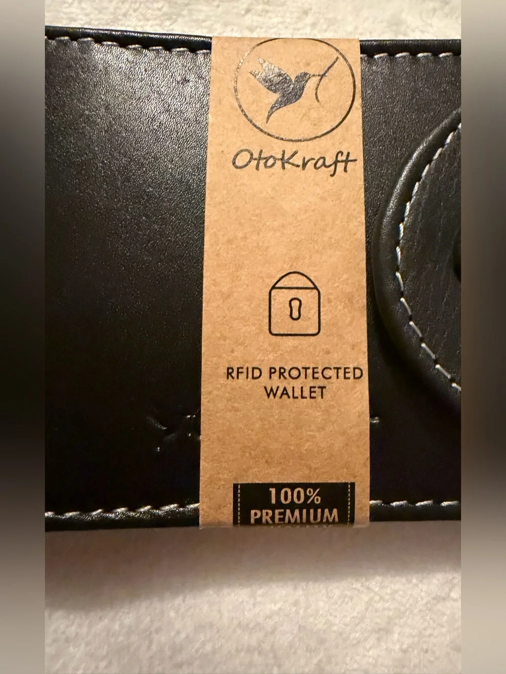 Otokraft Wallet Made In Japan Genuine Leather Men's Black Bifold New In Box